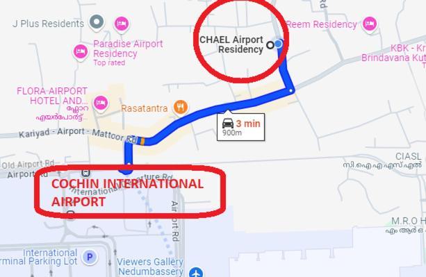 Chael Airport Residency,nedumbassery Cochin Homestay *